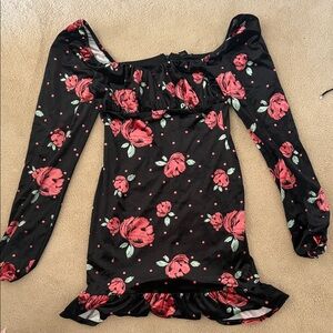 Forever 21 Floral Off-Shoulder Dress